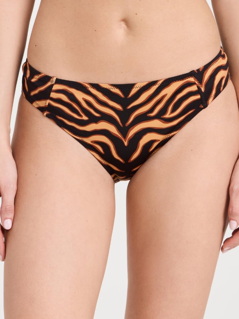 NWT Ulla Johnson Lea Bikini Bottom L Tigre